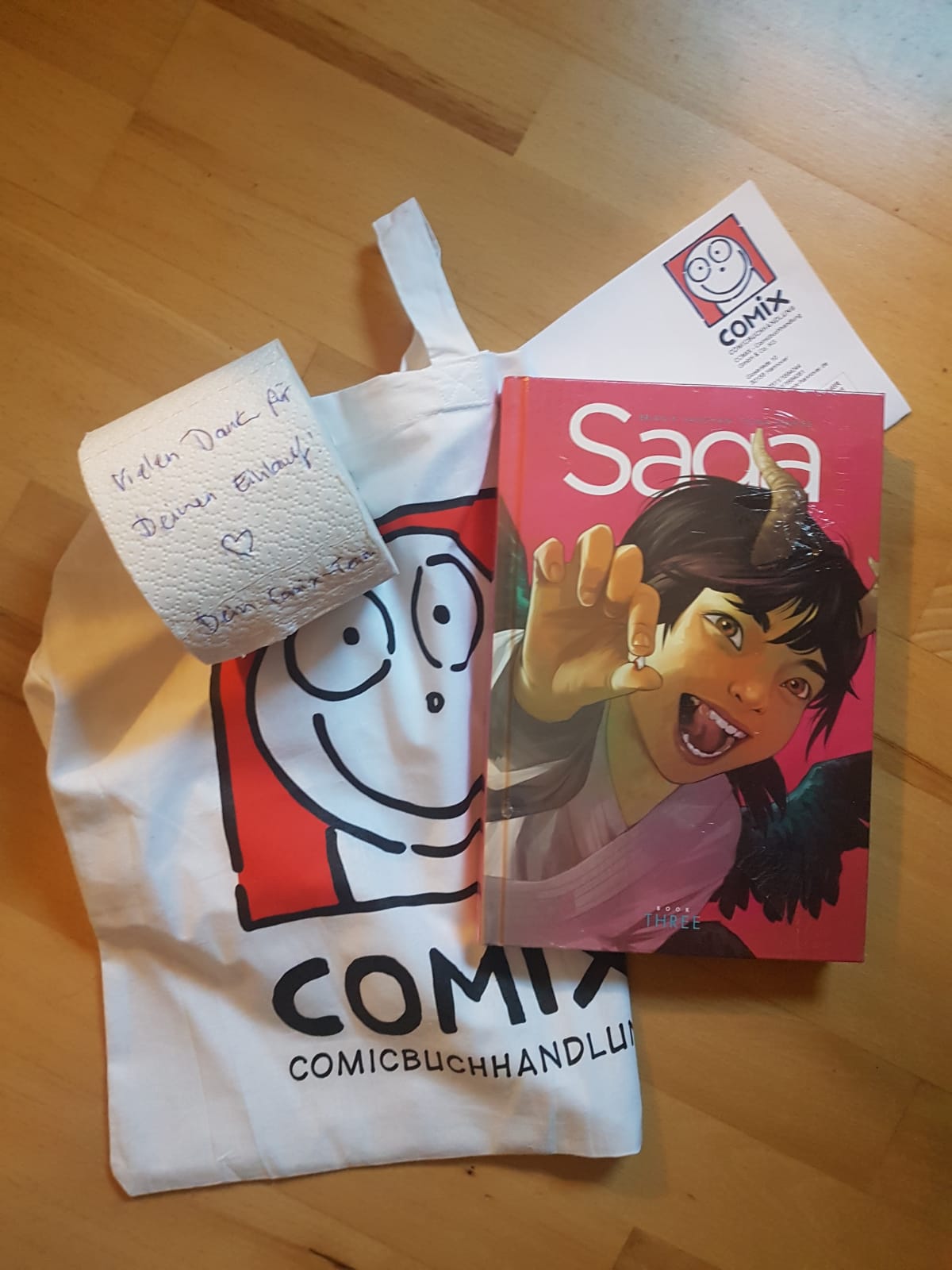 Einkauf bei Comix Comicbuchhandlung