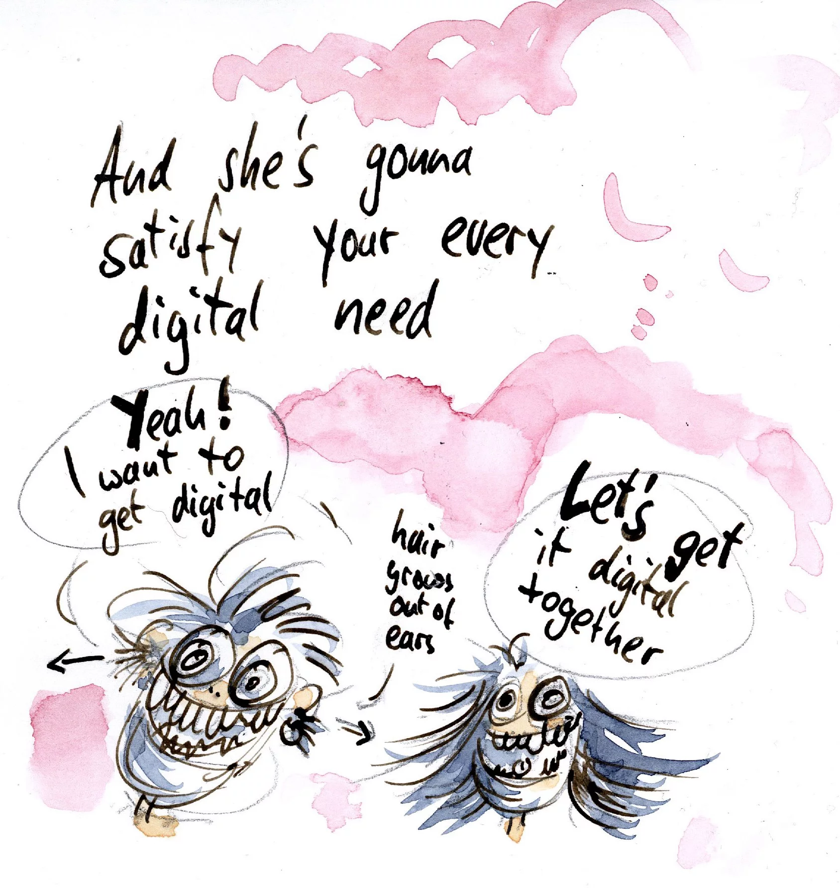 Goddess of digital transformation Comic