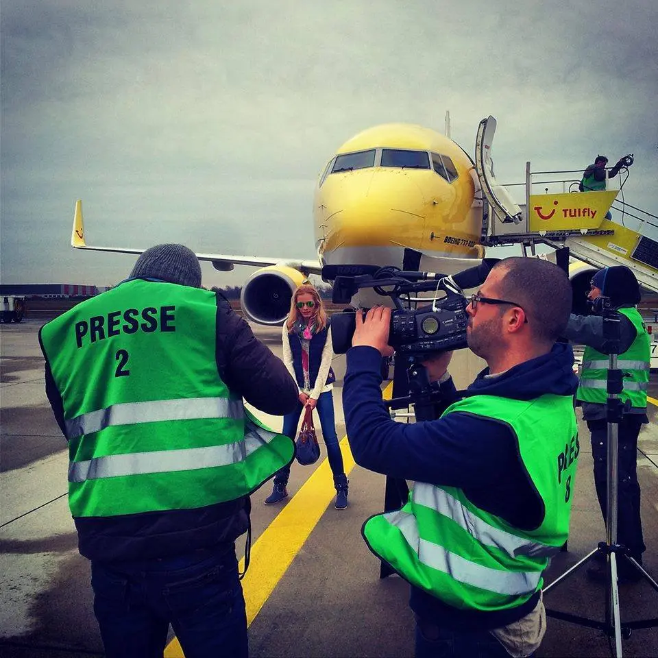 Foto- und Videoproduktion mit DRIVE, Behind the scenes vom Fotoshooting auf dem Flughafen