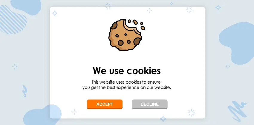 Typisches Cookie-Banner