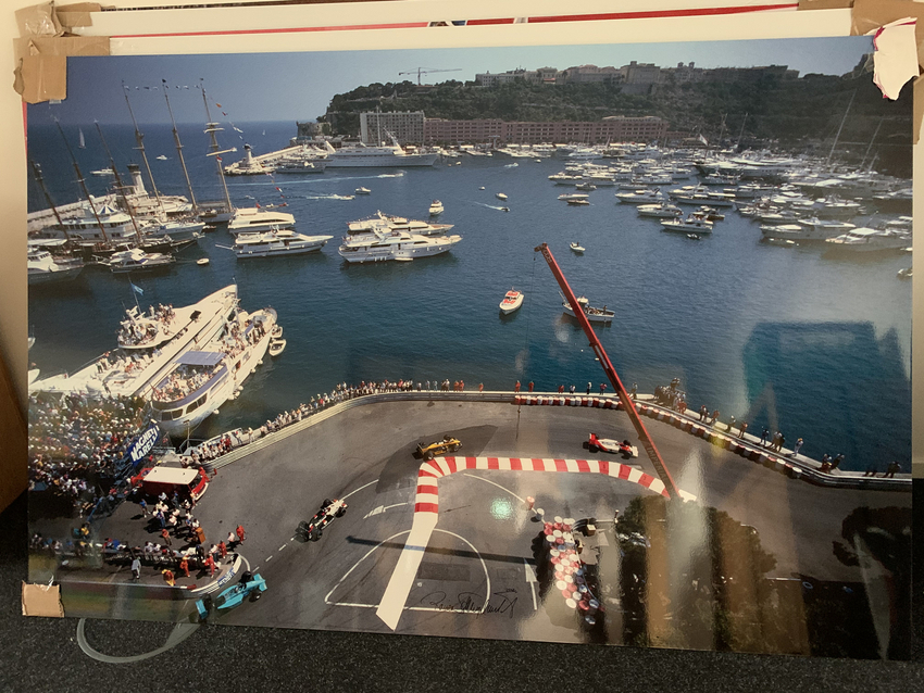 Foto der Formel1 Strecke am Hafen von Monaco
