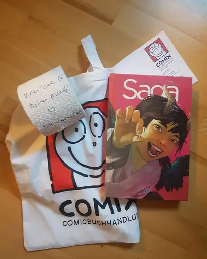 Einkauf bei Comix Comicbuchhandlung
