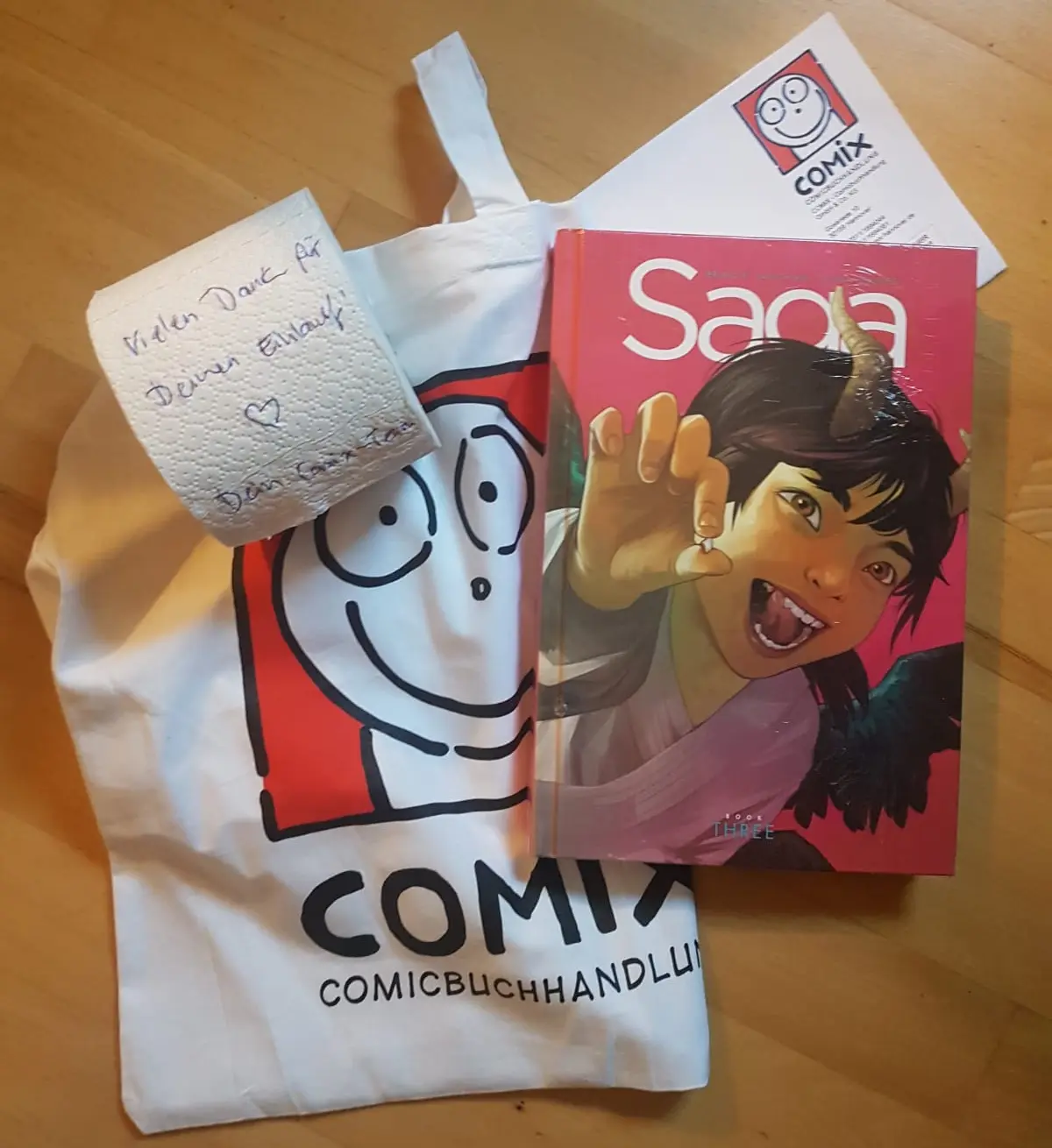 Einkauf bei Comix Comicbuchhandlung