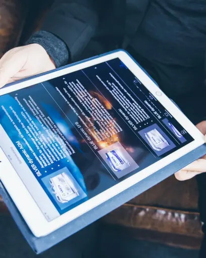 Tablet mit Anwendung zur Bildung