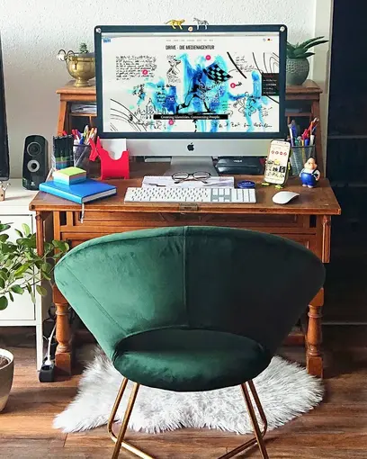 Arbeitsplatz im Home-Office