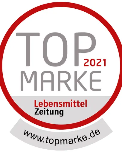 Siegel "Top Marke 2021 Lebensmittel"