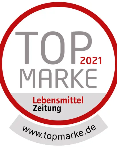 Siegel "Top Marke 2021 Lebensmittel"