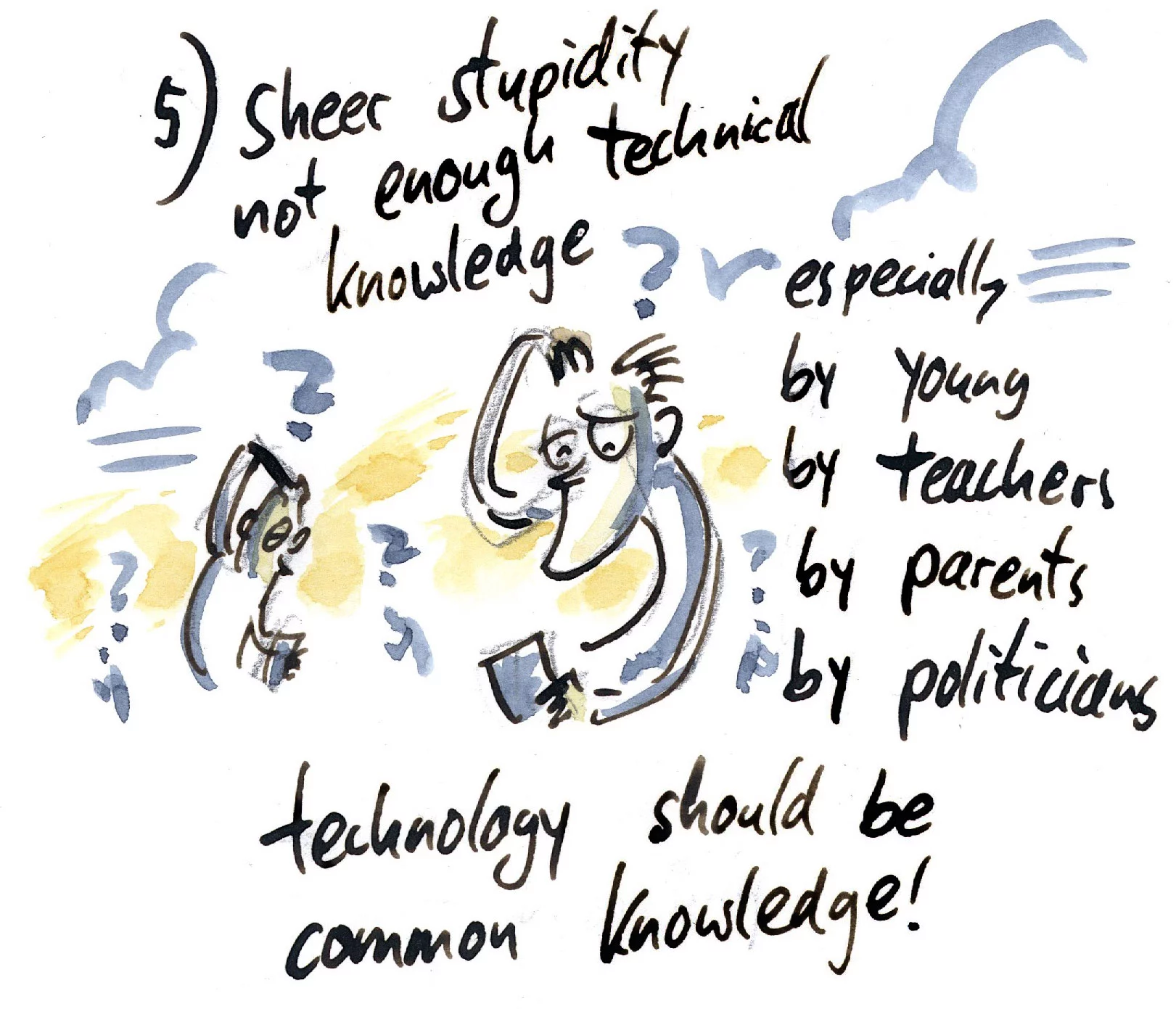 Sheer stupidity not enough technical knowledge