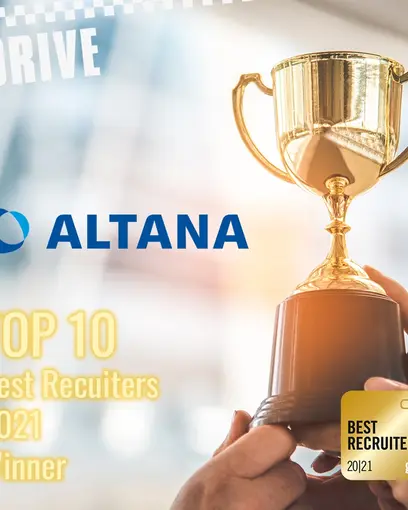 ALTANA Top 10 Best Recruiters 2021 Winner