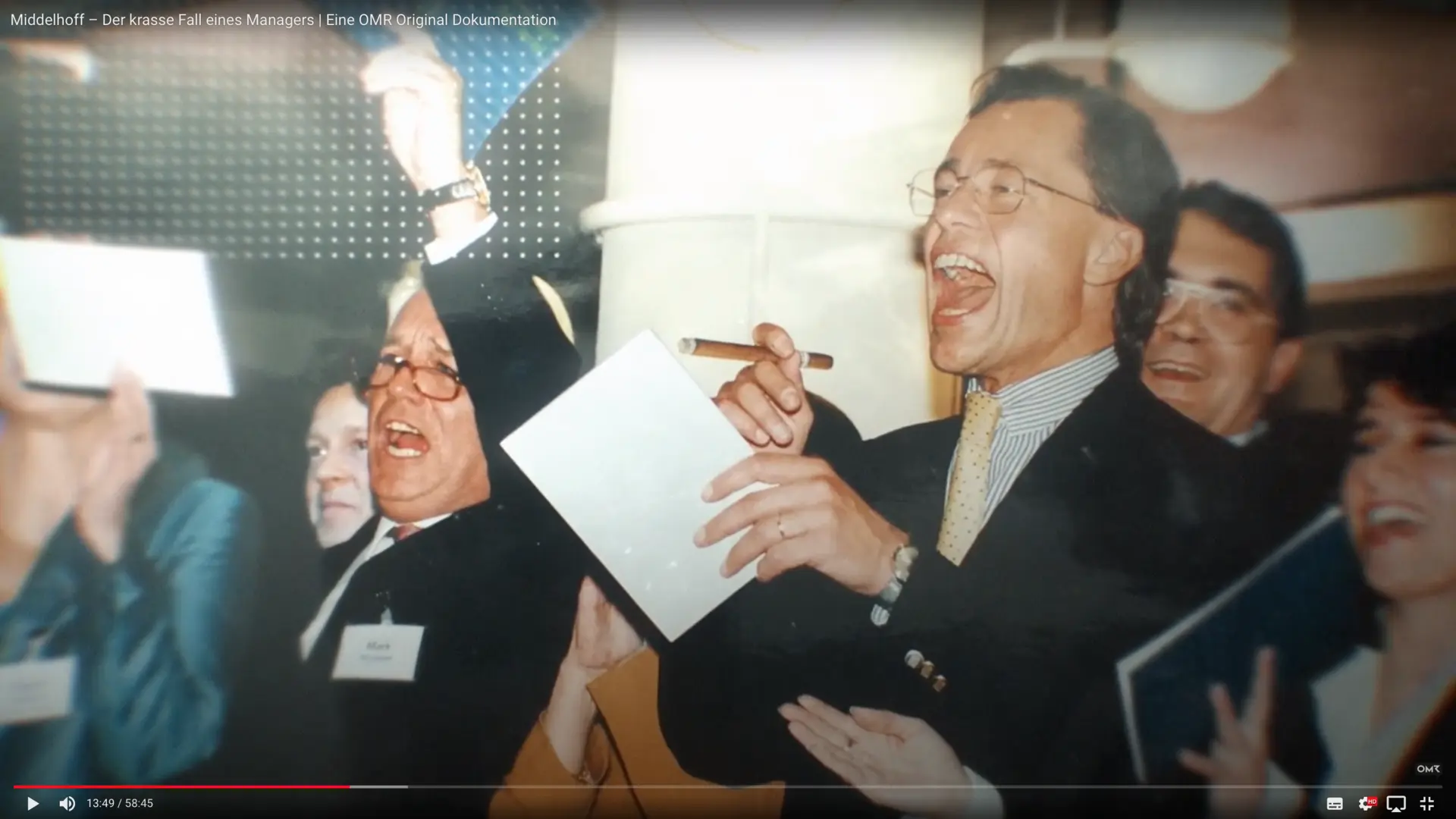 Screenshot aus YouTube Video "Middelhoff - Der krasse Fall eines Managers"