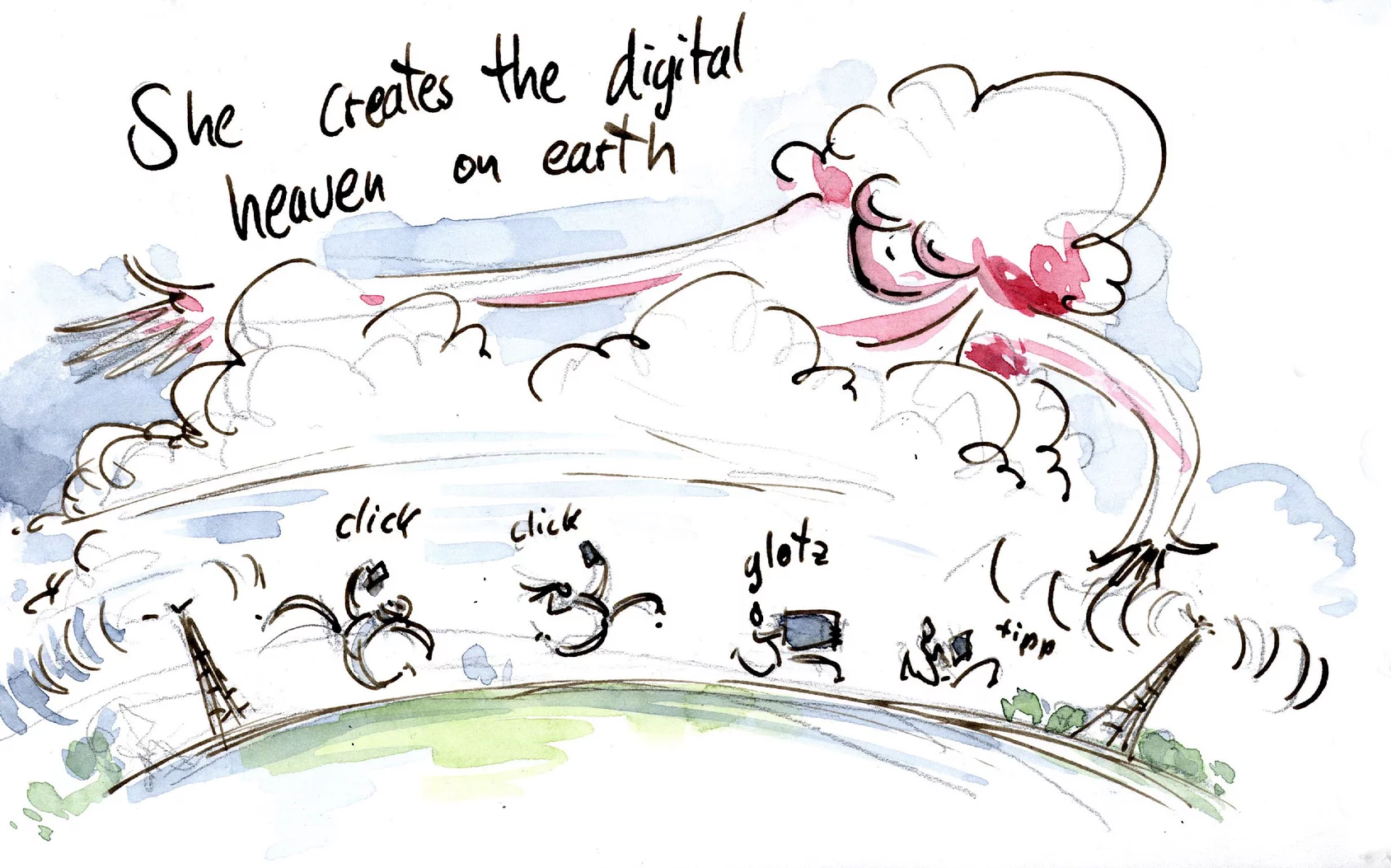 Goddess of digital transformation Comic