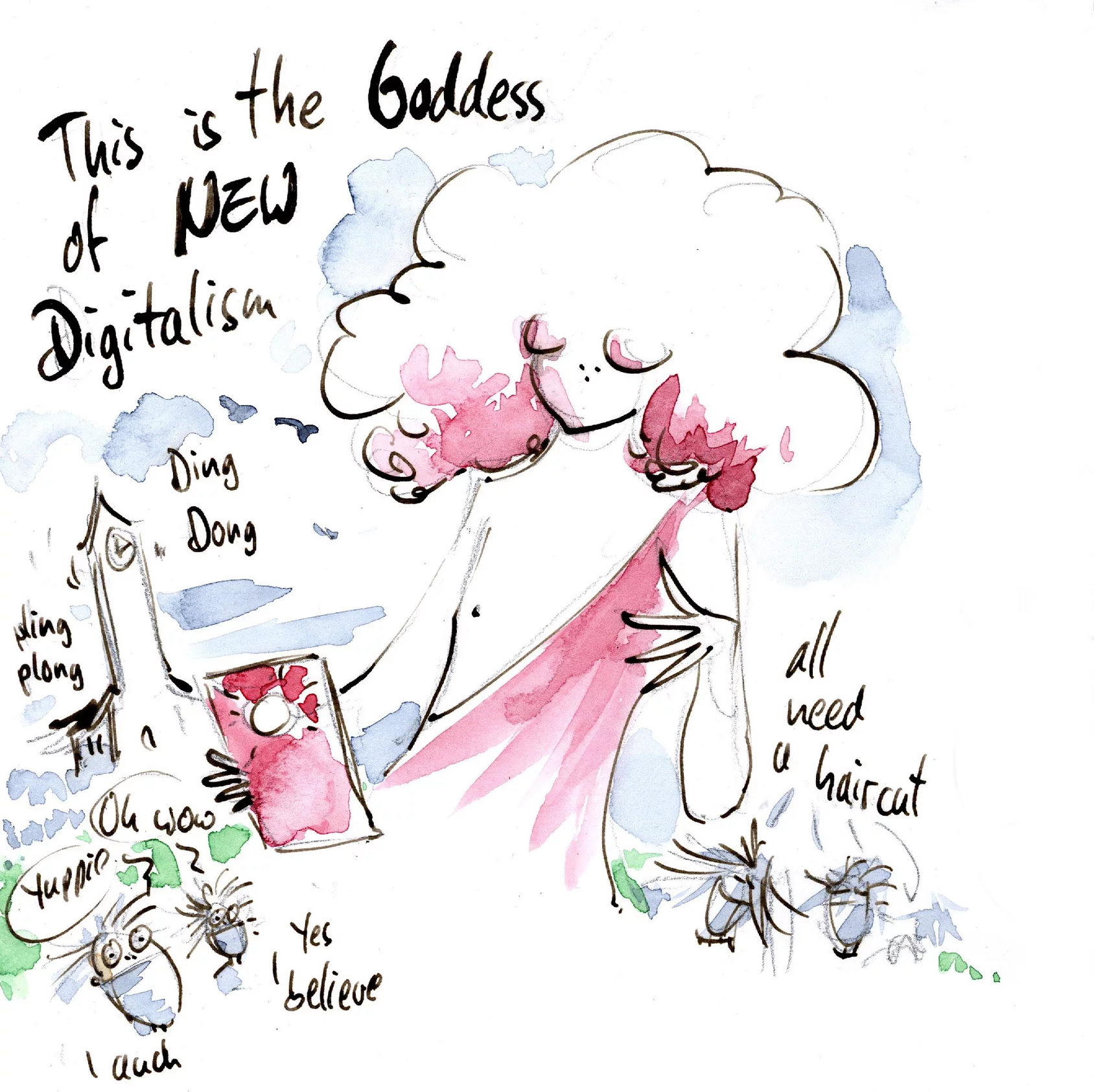 Goddess of new Digitalism Comic