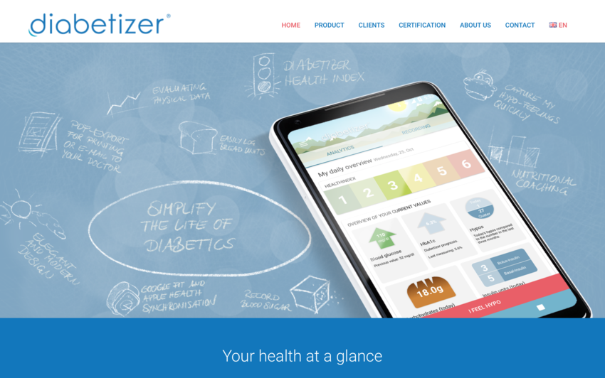 Diabetizer App und Website