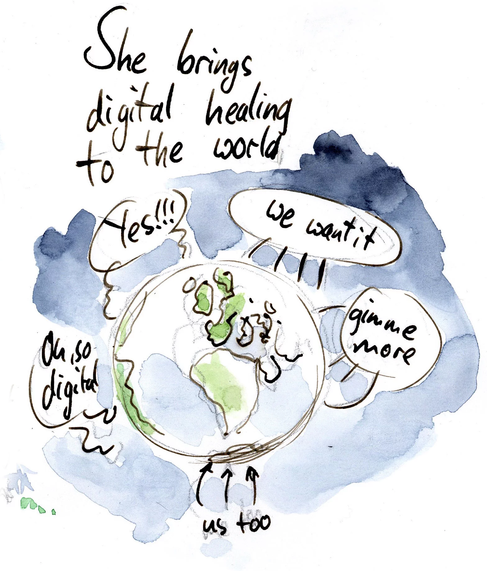 Goddess of digital transformation Comic