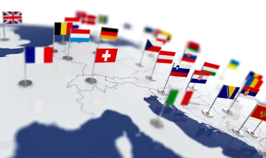 Karte von Europa
