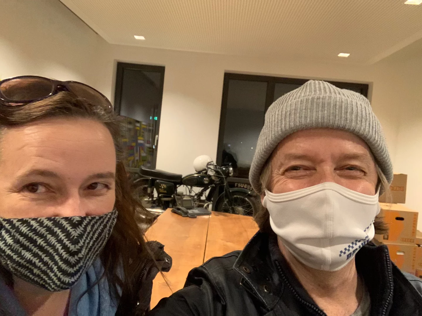 Stephan und Monika Probst im neuen Büro