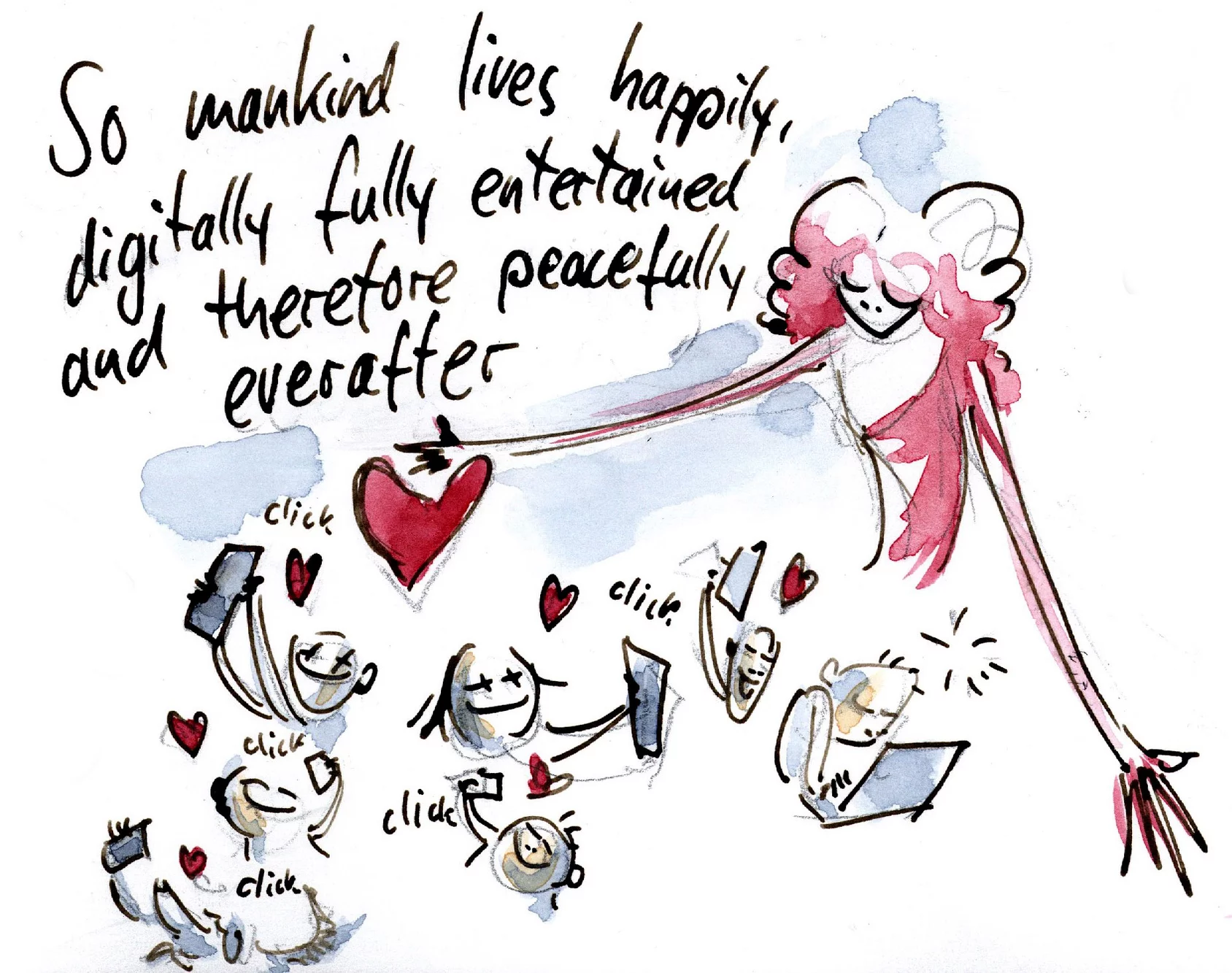 Goddess of digital transformation Comic