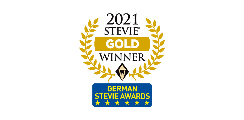 2021 Stevie Gold Winner German Stevie Awards